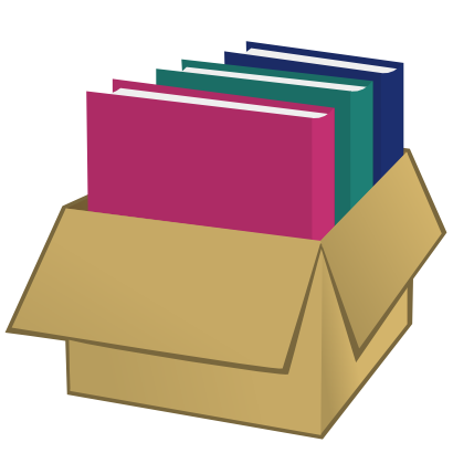 Download free folder box carton icon
